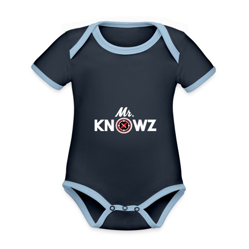 Mr Knowz merchandise_v1 - Organic Baby Contrasting Bodysuit