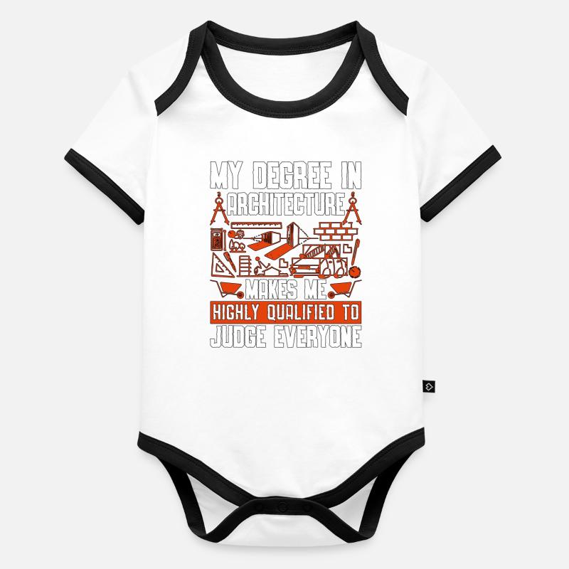Architect My Degree In Architecture Architects Job Organic Baby Contrasting Bodysuit