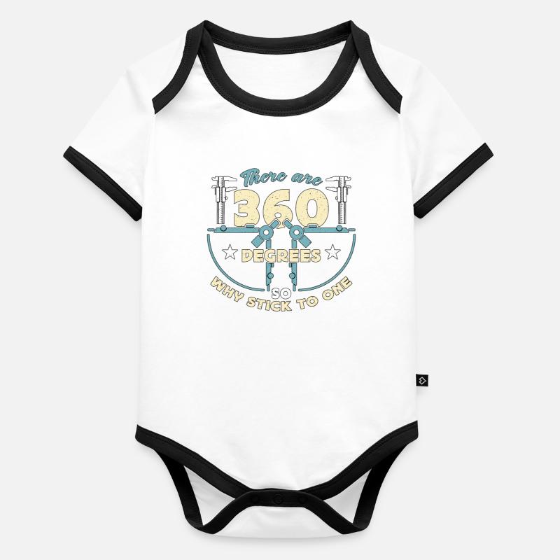 Architecture There Are 360 Degrees Architectural Organic Baby Contrasting Bodysuit