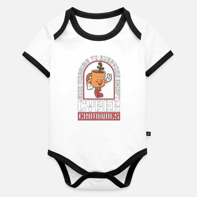 Cybersécurité Bonjour à tous Programmation Body Bébé bio contrasté manches courtes