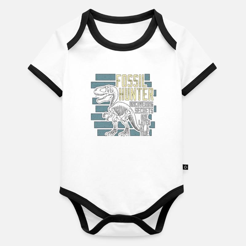 Fossil Hunter Uncovering Secrets Fossil Collecting Baby Bio-Kurzarm-Kontrastbody
