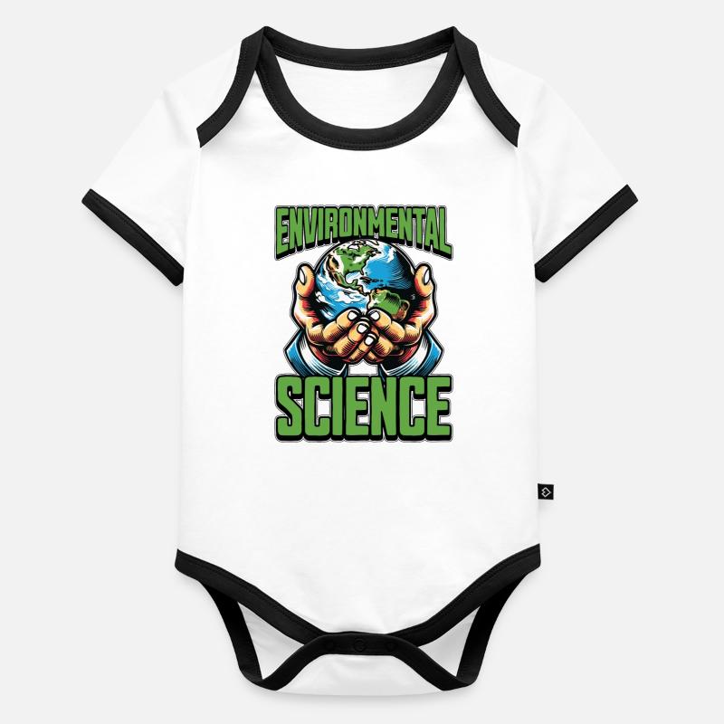 Environmental Science Agriculturist Climate Change Baby Bio-Kurzarm-Kontrastbody