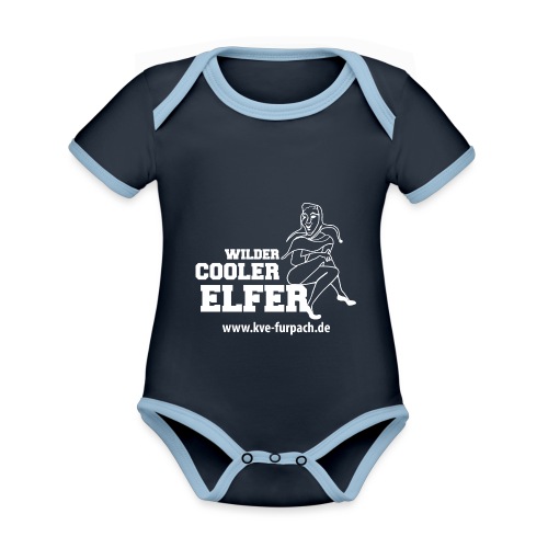 wilder-cooler-elfer-1 - Baby Bio-Kurzarm-Kontrastbody