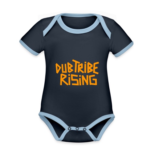 DUB TRIBE RISING- Gaffa Logo - Baby Bio-Kurzarm-Kontrastbody