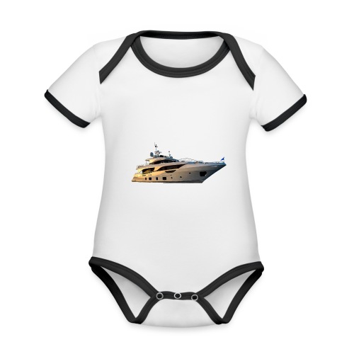 Yacht - Baby Bio-Kurzarm-Kontrastbody