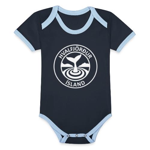 HUH! Hval #04 (Full Donation) - Organic Baby Contrasting Bodysuit