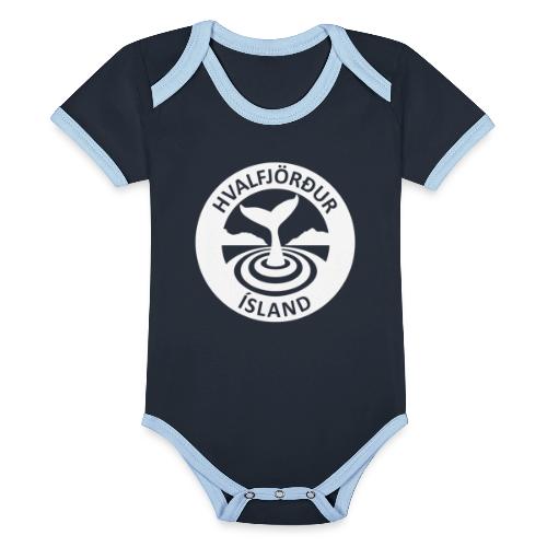HUH! Hval #06 (Full Donation) - Organic Baby Contrasting Bodysuit