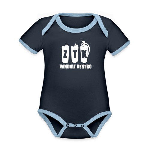 ZTK Vandali Dentro Morphing 1 - Organic Baby Contrasting Bodysuit