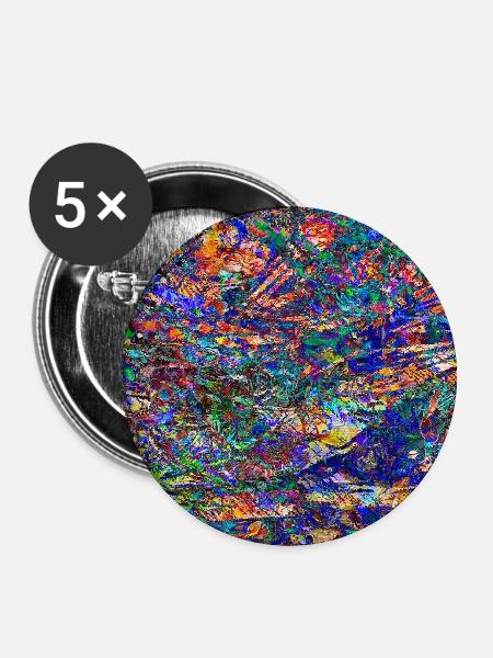 gysfkraytchy - Buttons mittel 32 mm (5er Pack) - Weiß