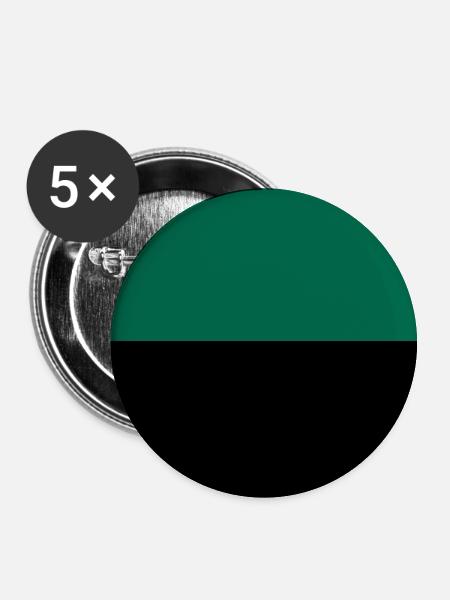 Texel-Flaggenlogo – Inselkleidung - Buttons mittel 32 mm (5er Pack) - Weiß