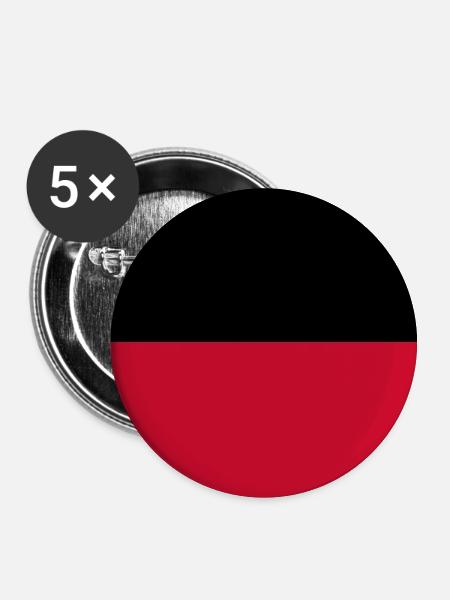 Nijmeger Flaggenemblem - Buttons mittel 32 mm (5er Pack) - Weiß