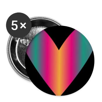 MOTHER'S DAY. HAPPY MOTHER'S DAY. MOM - Buttons medium 1.26"/32 mm (5-pack) - white - Front