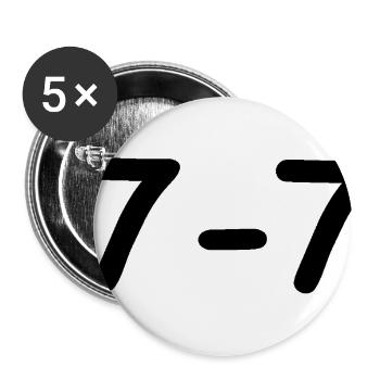 Beagle boys Bandit - Buttons medium 1.26"/32 mm (5-pack) - white - Front