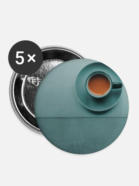 Cafe` Credenzia - Buttons mittel 32 mm (5er Pack) - Weiß