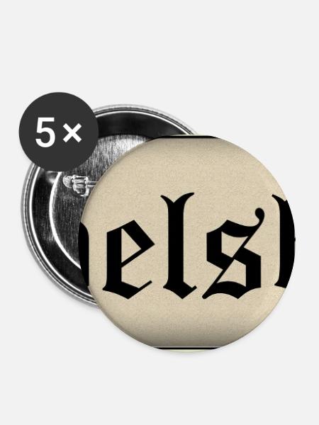 BABELSBERG - Buttons mittel 32 mm (5er Pack) - Weiß