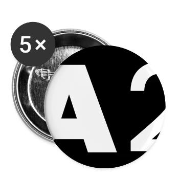 Jga 2026 Junggesellenabschied - Buttons mittel 32 mm (5er Pack) - Weiß - Vorne