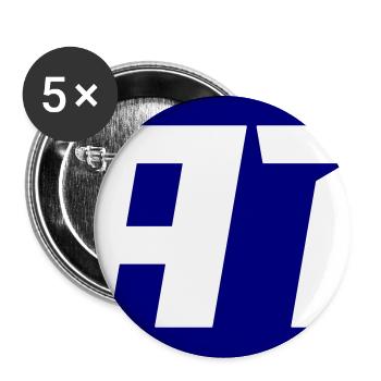 Marathon - Buttons mittel 32 mm (5er Pack) - Weiß - Vorne