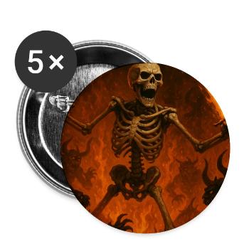 Où est mon chat ! - Lot de 5 moyens badges (32 mm) - blanc - Devant