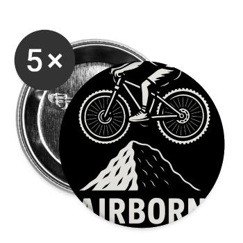 Airborn MTB Peak Jump - Buttons medium 1.26"/32 mm (5-pack) - white - Front