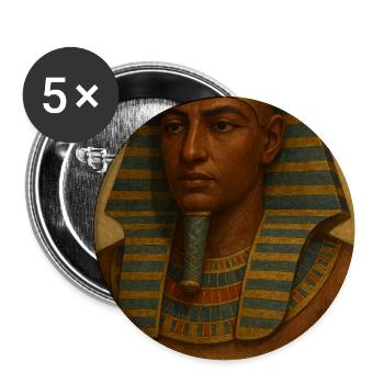 Ägyptisches Amenophis-Erbe - Buttons mittel 32 mm (5er Pack) - Weiß - Vorne