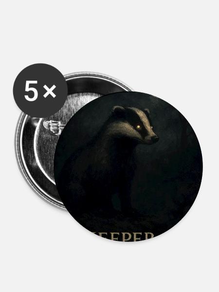 Wächter der Nacht - Buttons mittel 32 mm (5er Pack) - Weiß