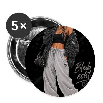 Women - Buttons mittel 32 mm (5er Pack) - Weiß - Vorne