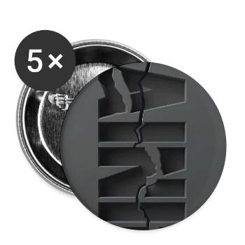 Ausbildung - Buttons mittel 32 mm (5er Pack) - Weiß - Vorne