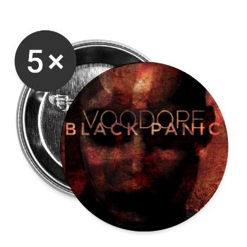 Black Panic Live Poster - Buttons mittel 32 mm (5er Pack) - Weiß - Vorne
