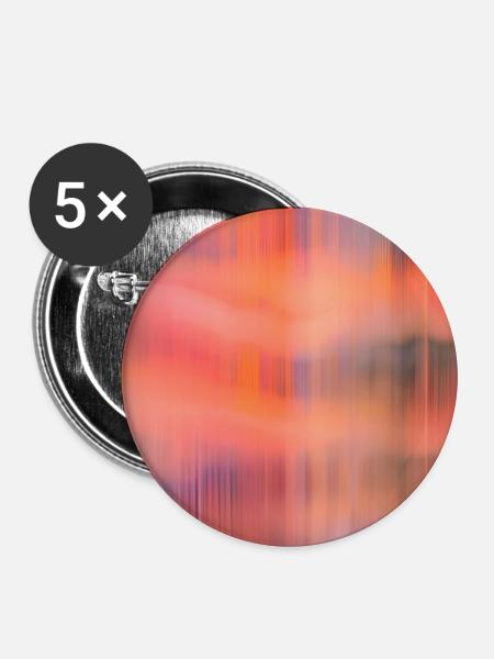 Traummuster 2 - Buttons mittel 32 mm (5er Pack) - Weiß