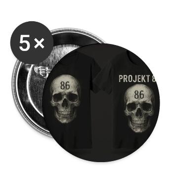Commencement - Lot de 5 moyens badges (32 mm) - blanc - Devant