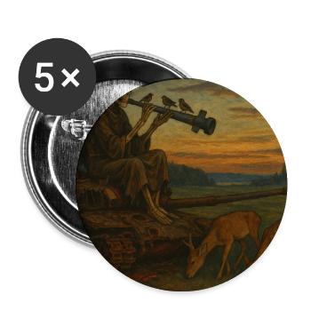 The quiet after the storm - Buttons medium 1.26"/32 mm (5-pack) - white - Front