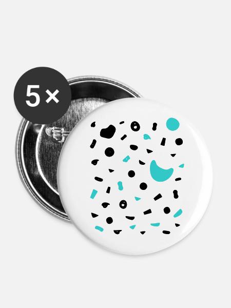 Boulder Projekt 7a Design Klettergriffe klettern - Buttons mittel 32 mm (5er Pack) - Weiß