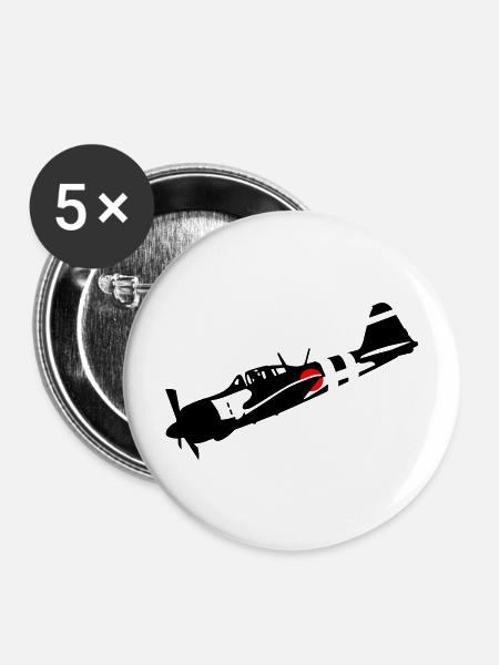 Zero - Buttons mittel 32 mm (5er Pack) - Weiß