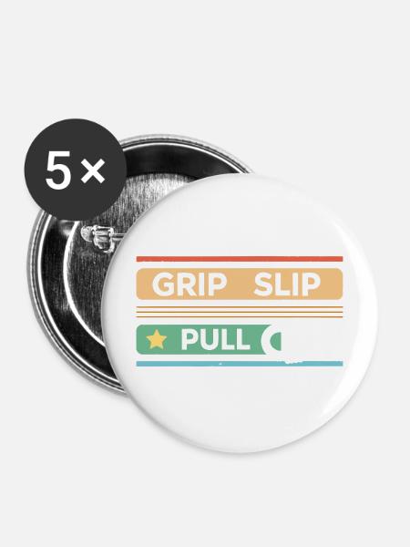 Grip Slip Pullover - Buttons mittel 32 mm (5er Pack) - Weiß