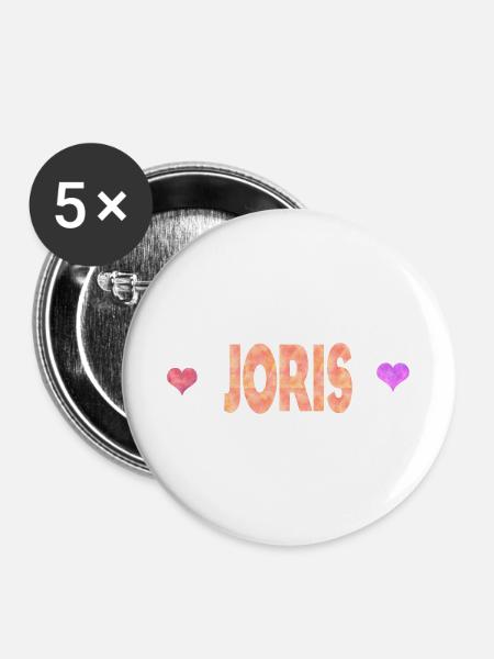 Joris - Buttons mittel 32 mm (5er Pack) - Weiß