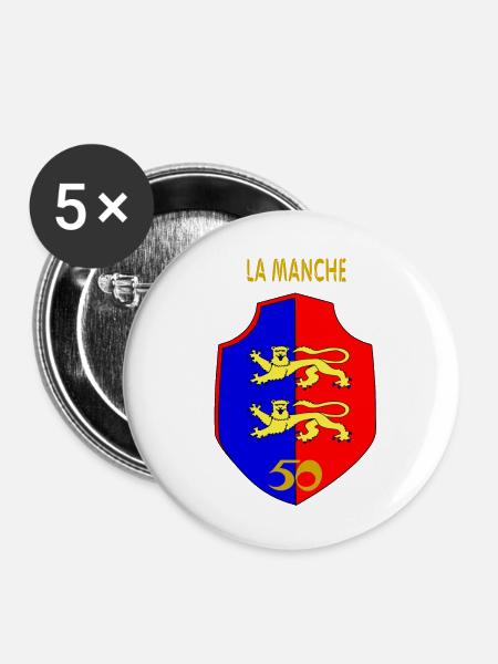 Ärmelkanal - Buttons mittel 32 mm (5er Pack) - Weiß