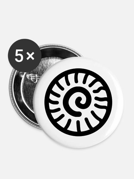 Fossil - Buttons mittel 32 mm (5er Pack) - Weiß