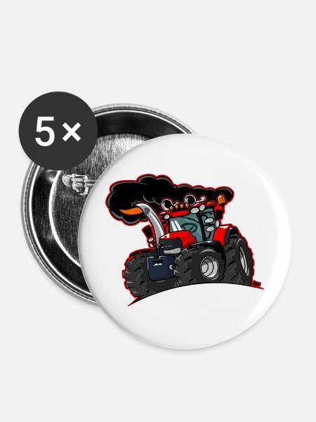 0961 Fall - Buttons mittel 32 mm (5er Pack) - Weiß