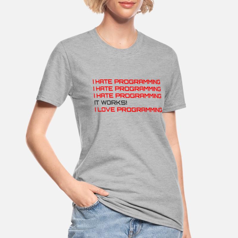 Computerprogrammierer Codierer Software Engineers Geschenk Unisex Polycotton T-Shirt