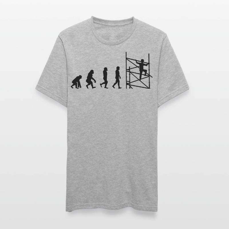Échafaudage échafaudage Évolution de l’échafaudage T-shirt polycoton Unisexe