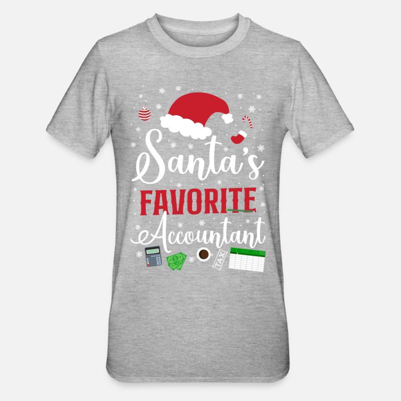Comptable Comptable Comptable Comptabilité - T-shirt polycoton Unisexe - gris chiné