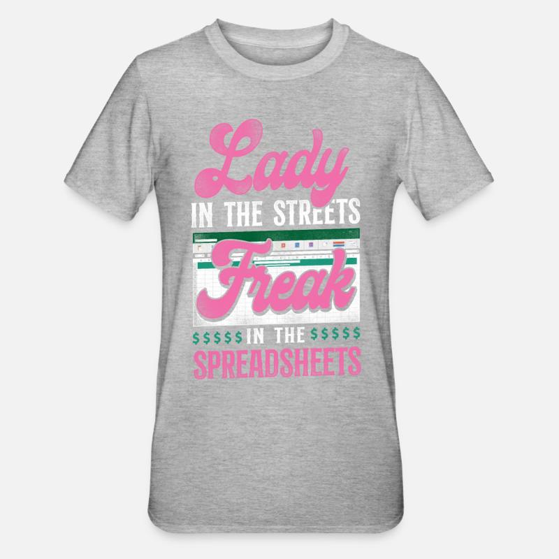 Comptable Comptable Comptable Comptabilité - T-shirt polycoton Unisexe - gris chiné