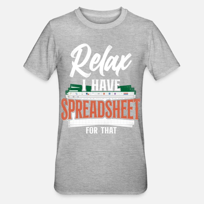 Comptable Comptable Comptable Comptabilité - T-shirt polycoton Unisexe - gris chiné