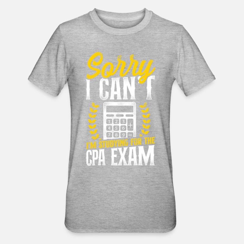 Comptable Comptable Comptable Comptabilité - T-shirt polycoton Unisexe - gris chiné