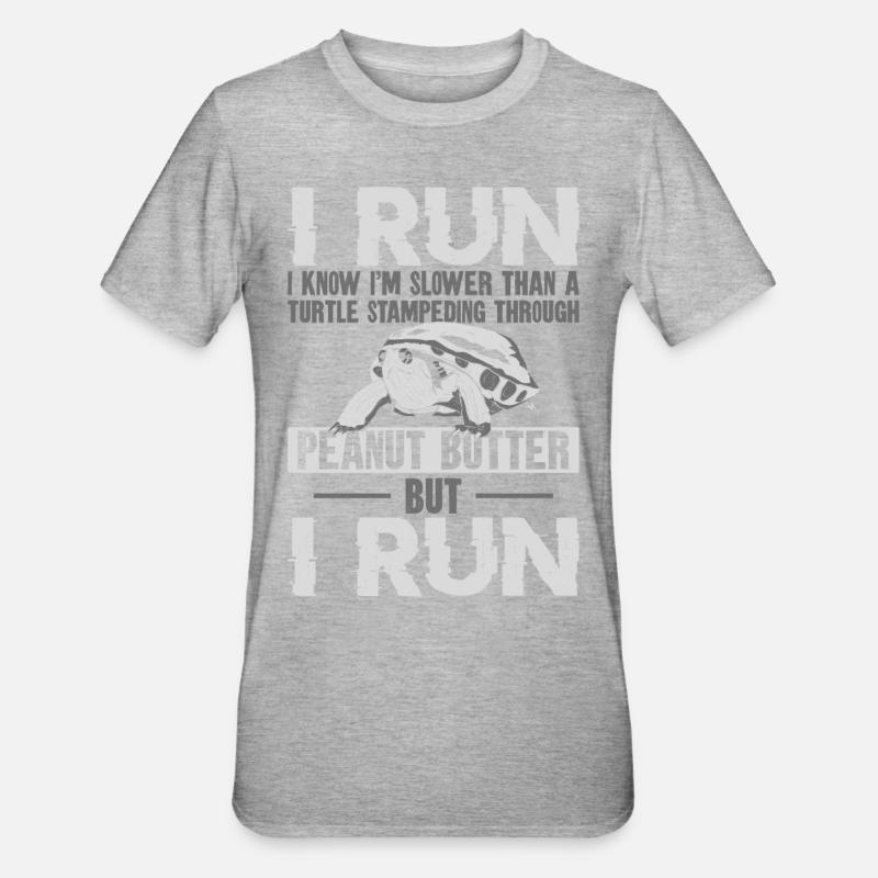 Running Runner Semi-Marathon - T-shirt polycoton Unisexe - gris chiné