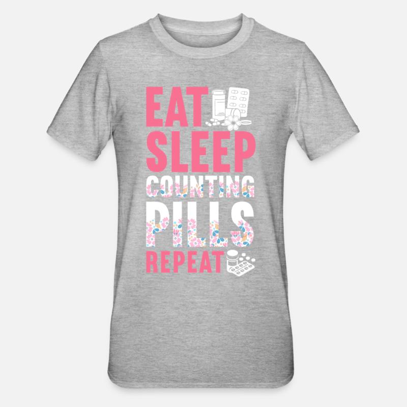 Pharmacy Tech Technician - Unisex Polycotton T-Shirt - heather grey