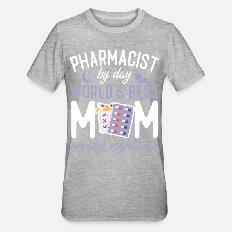 Pharmacy Tech Technician - Unisex Polycotton T-Shirt - Grau meliert