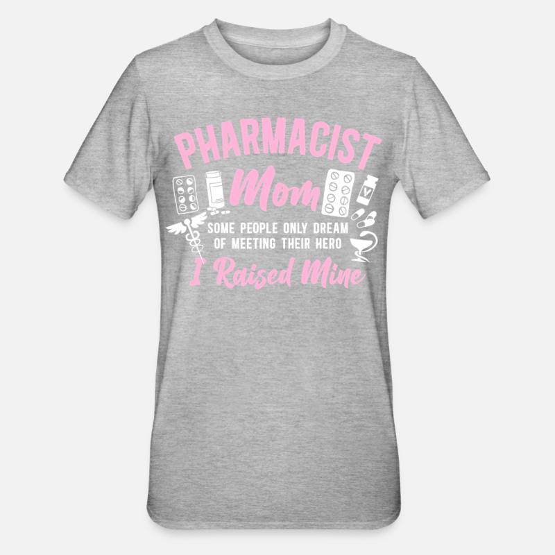 Pharmacy Tech Technician - Unisex Polycotton T-Shirt - heather grey