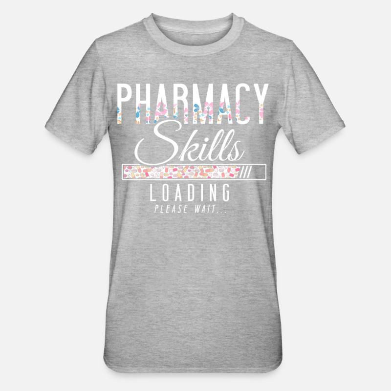 Pharmacy Tech Technician - Unisex Polycotton T-Shirt - heather grey