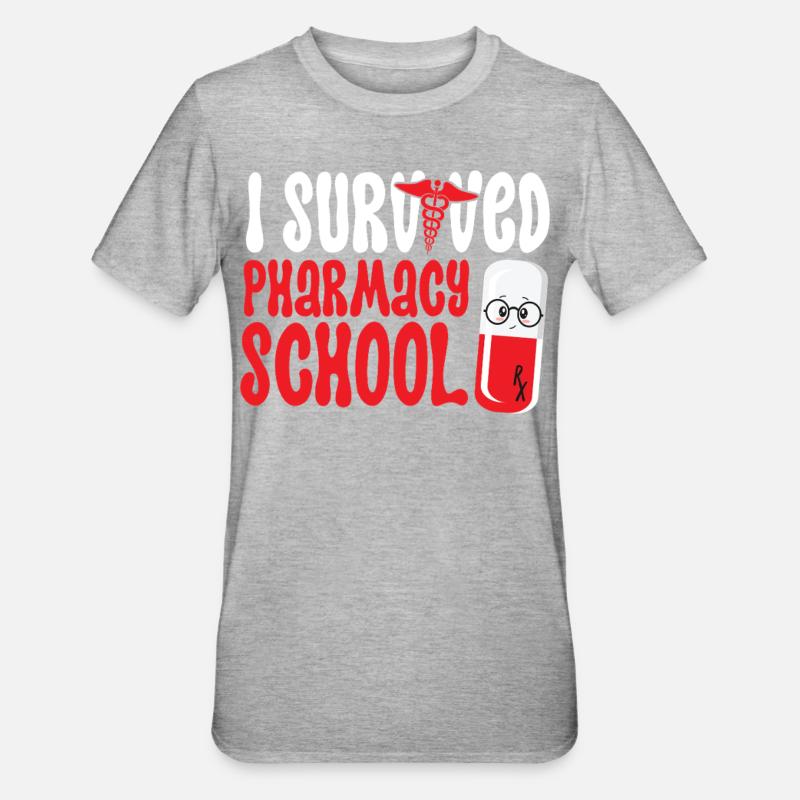 Pharmacy Tech Technician - Unisex Polycotton T-Shirt - heather grey